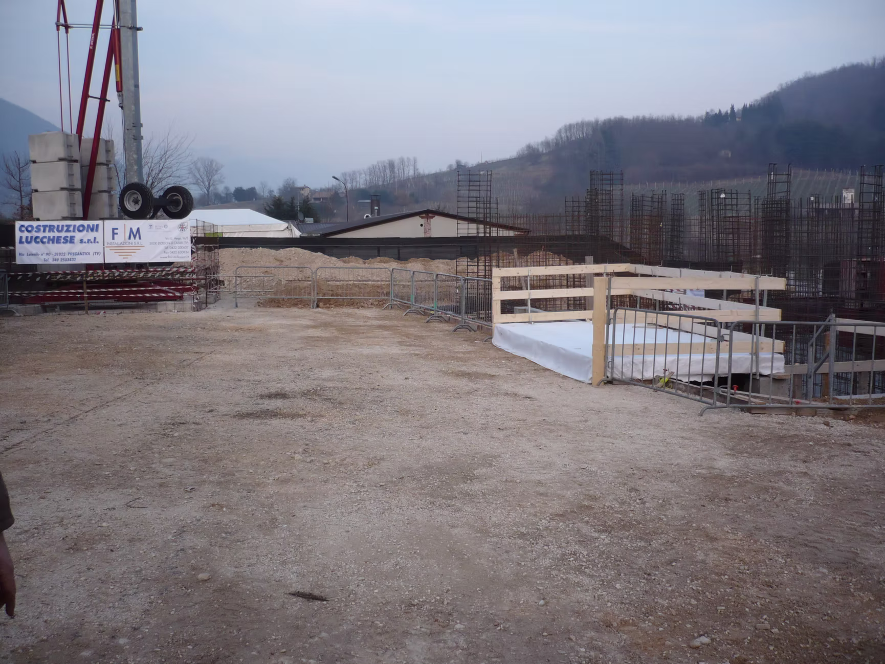 Civil Protection headquarters construction site in Miane, Treviso – photo 2.