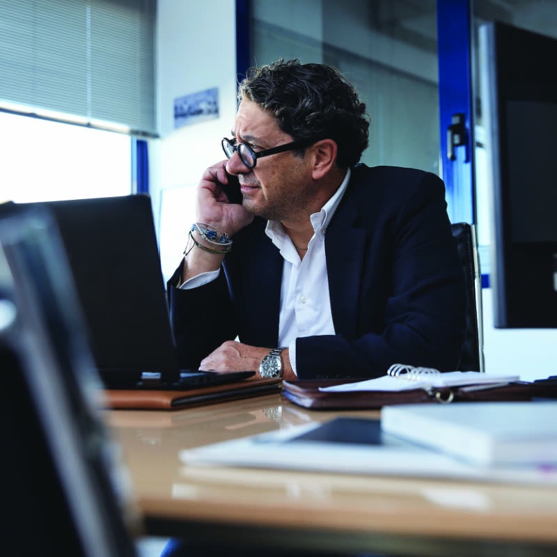 An FM Installazioni professional at work