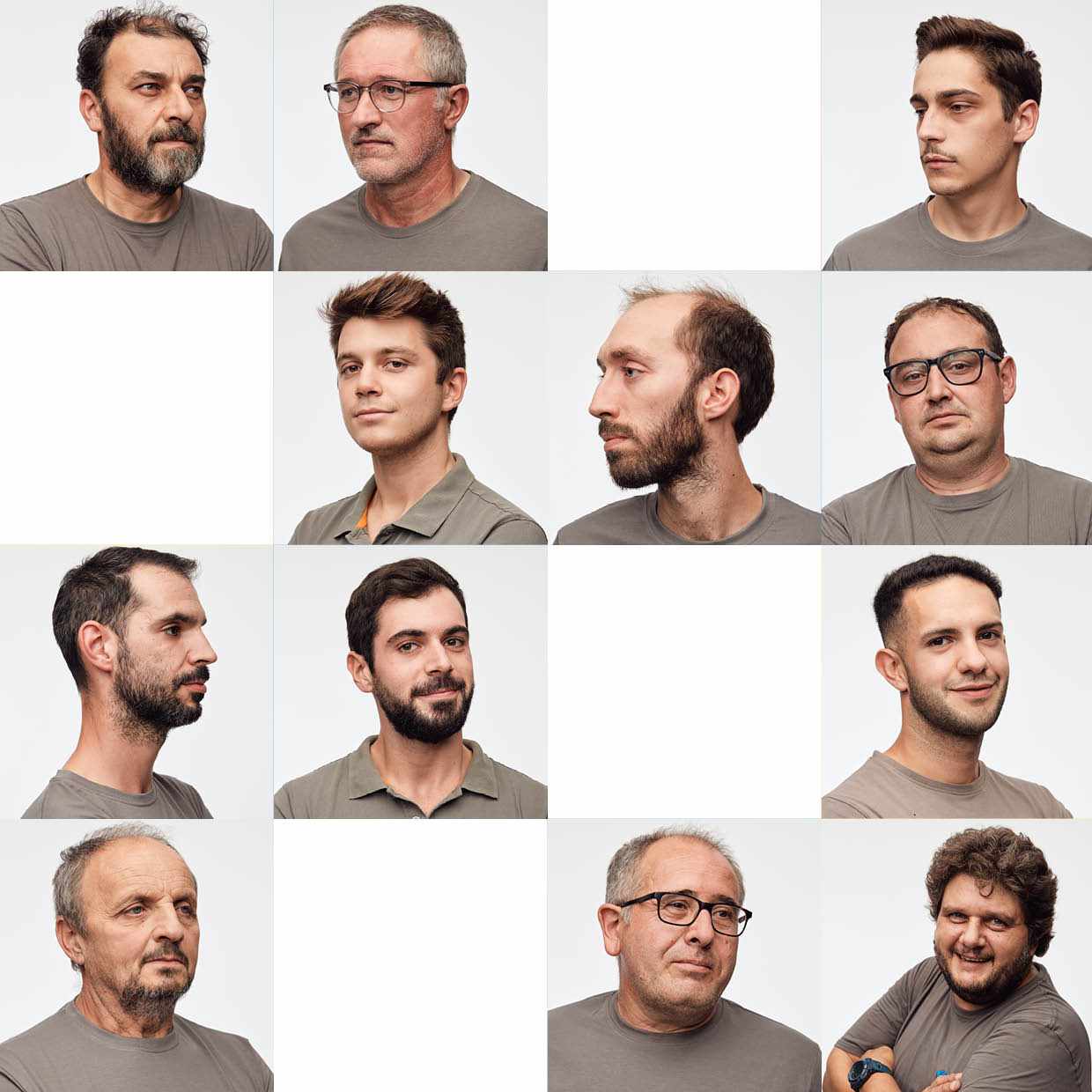 Portraits of FM's technical team