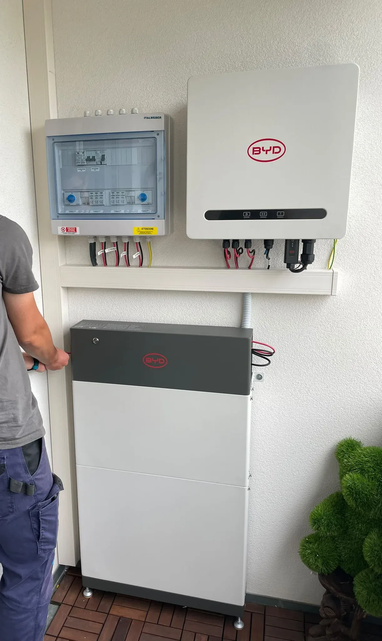 Photovoltaic system at a private residence in Mirano