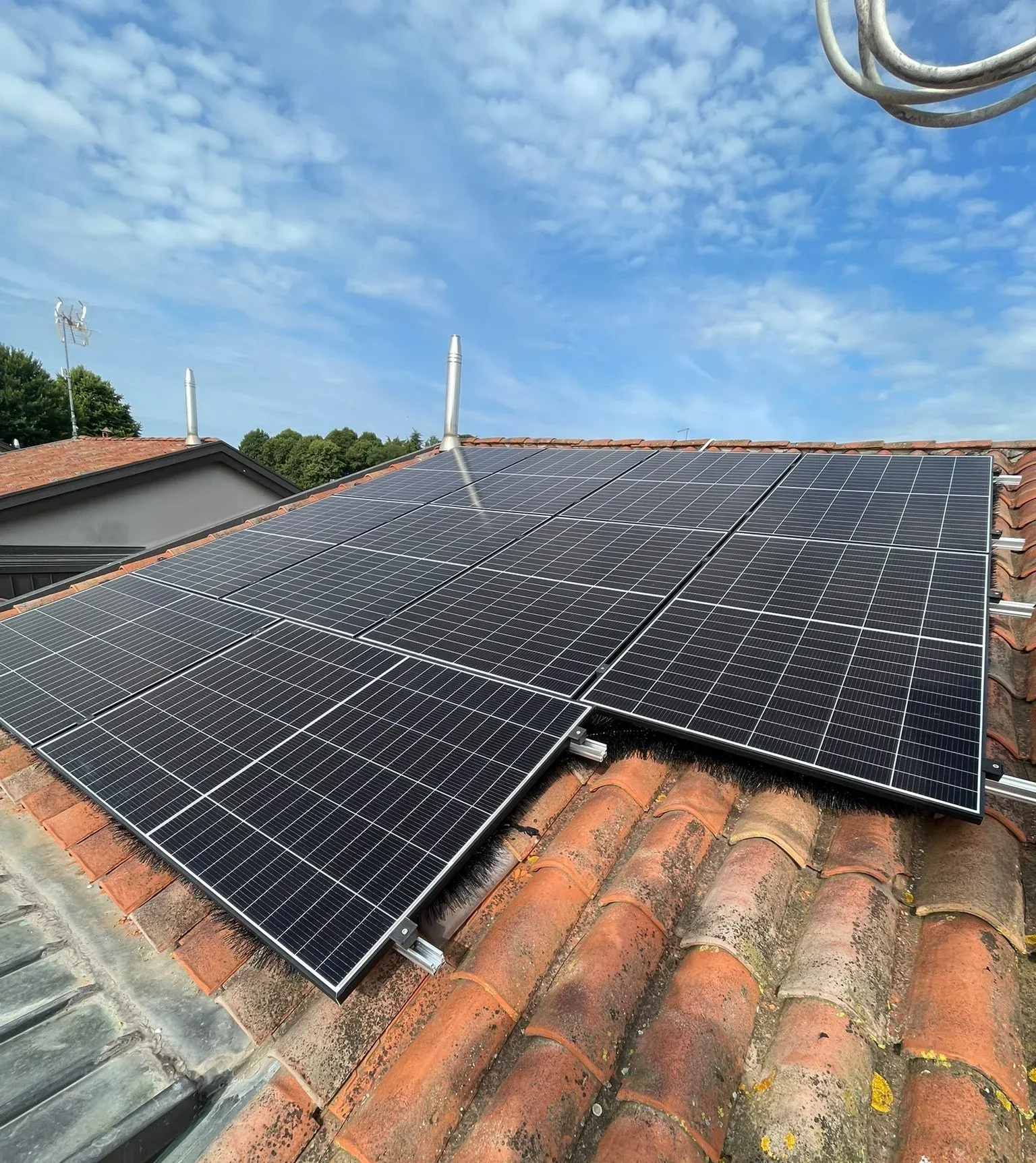 Photovoltaic system at a private residence in Mirano