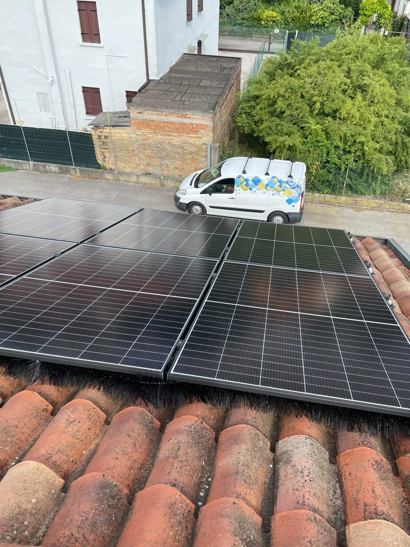 Photovoltaic system at a private residence in Mirano