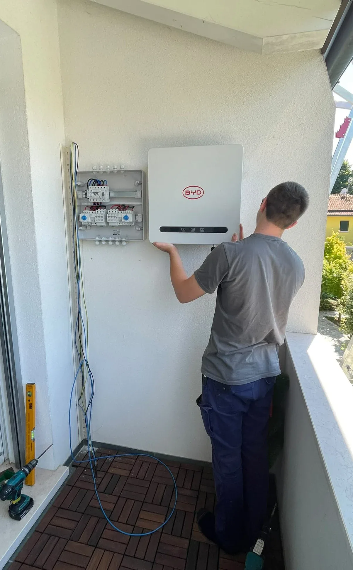 Photovoltaic system at a private residence in Mirano